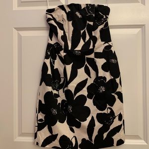 Black and White Floral Dress!!